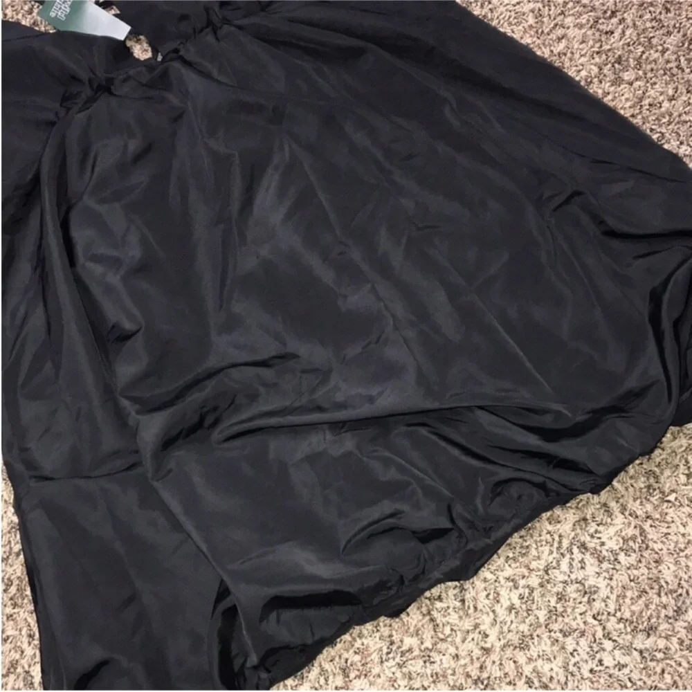 Wild Fable Mini Black Flutter Sleeve Bubble Lace Back Dress | NWT - Picture 6 of 9
